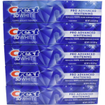 Crest 3D White ADVANCED Whitening 5 PACK (5x147g)